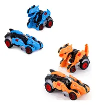 Comprar 2pzs Set Juguete Niños Carro Dinosaurios Deformación Coche