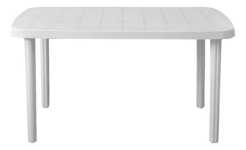 Mesa Plastica Jardin Blanca Voss 2000 Margarita 135x80 