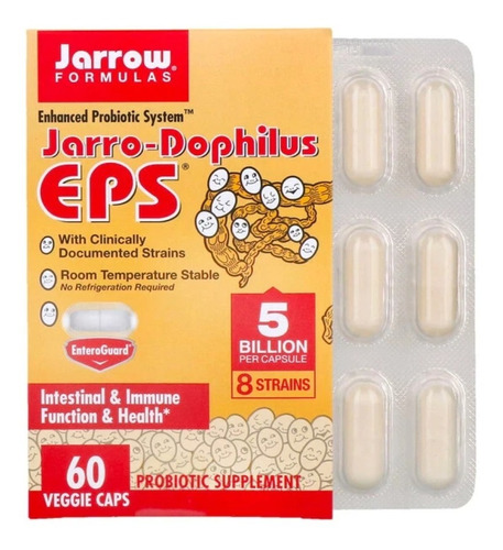 Probiotico Jarro Dophilus Eps Salud Digestiva 60 Cápsulas 