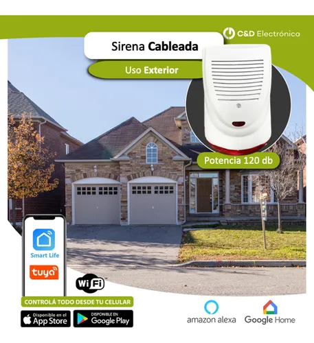 Kit Alarma Domiciliaria Inalámbrica Celular Wifi Gsm Bateria