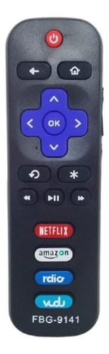 Controle Remoto Compatível Para Tv Tcl Smart Roku