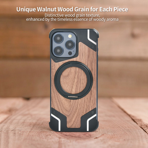 Capa Walnut Para Celular Apple 16promax