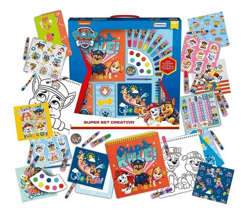 Paw Patrol Juego De Arte Y Dibujo Set Creativo Tapimovil