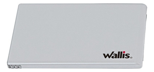 Lupa De Bolsillo Wallis Aumento 2x Luz Led Color Plata EnvĂo