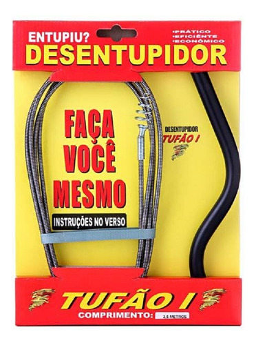 Desentupidor Manual 76,2mm A 101,6mm 10m Aço