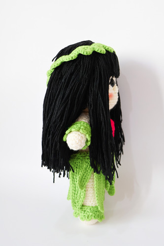 Lankarenka Muñeca Lilo Versión Original Tejida 100% A Mano