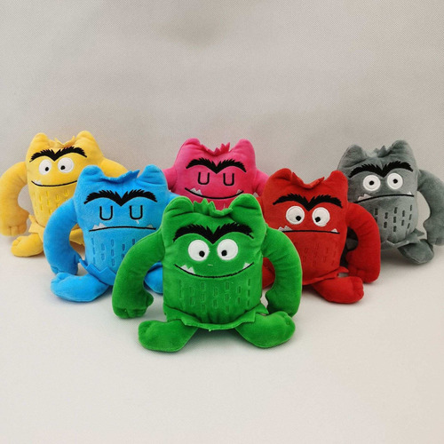 Muñeco De Peluche Pequeño Monstruo Emocionante De 6 Piezas