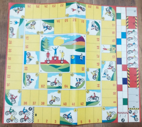 Antiguo Juego De Motocross/super Autos. Completo En Caja. (Usado)