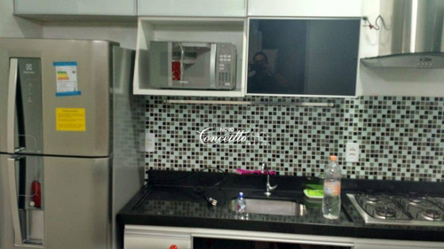 Imagem 18 de 25 de Linda Cobertura De 136 Metros Semi Mobiliada Com 03 Dormitorios E 01 Suíte Com 01 Vaga De Garagem No Parque São Vicente - Mauá - Co0148