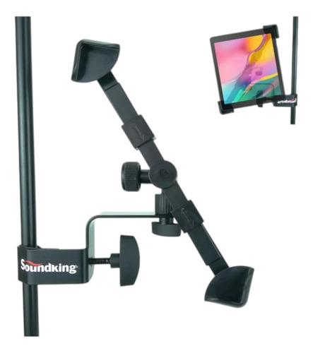 Porta iPad O Tablet Para Stand Atril De Micrófono Mc