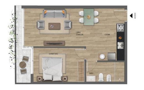 Imagen 6 de 11 de Apartamento De Un Dormitorio, En Venta, Pocitos Ref Ap4761926