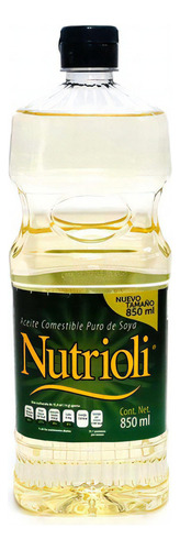 Caja Aceite Nutrioli Vegetal Con 12 Botellas De 850 Ml C/u