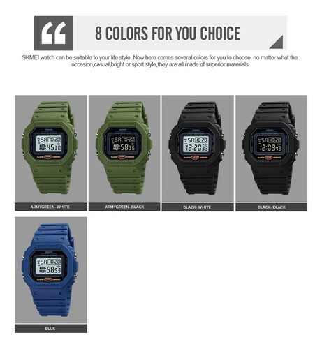 Reloj Digital Deportivo Led Electrónico A Prueba De Agua Par