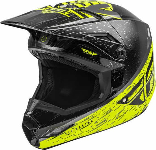 Casco Fly Kinetic K120 Hi-vis / Gris / Negro