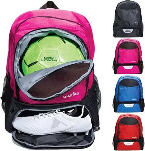 Mochila Con Compartimientos P pelota Y Zapatillas Rosa Env o gratis