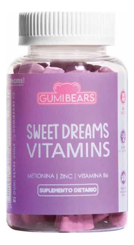 Gomitas Sweet Dreams - Sueño Reparador - Relajante 60 Ositos