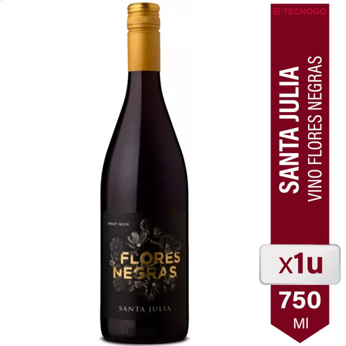 Vino Santa Julia Tinto Flores Negras Pinot Noir - 01bebidas