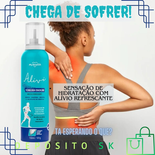 Kit 3 Alivi Mousse Efervescente Crackling 150ml My Health