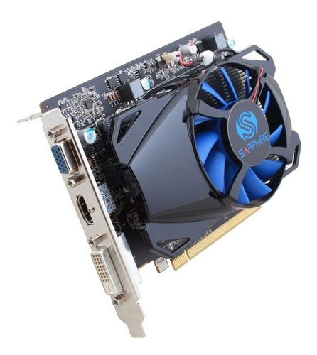 Placa De Video Sapphire Radeon R7 350 2gb Ddr5 Gamer Gtia 12