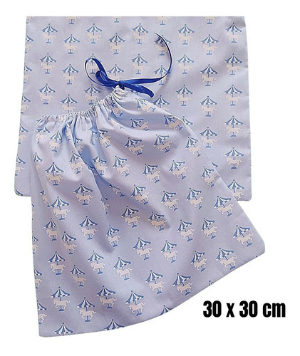 Imagem 2 de 2 de Kit 2 Saquinhos Organizadores 30 X 30 Cm Maternidade Viagem