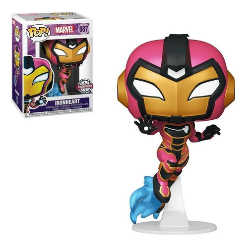 Funko Pop Marvel - Iron Heart 687 - Coração De Ferro