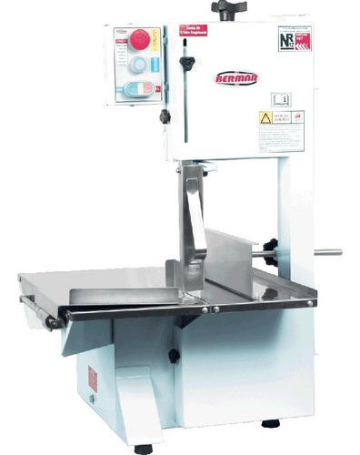 Serra Fita De Bancada Para Carne Profissional Bermar Bm24-nr 110v/220v (bivolt)