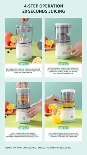 Exprimidor Eléctrico De Zumo De Naranja Y Limón,