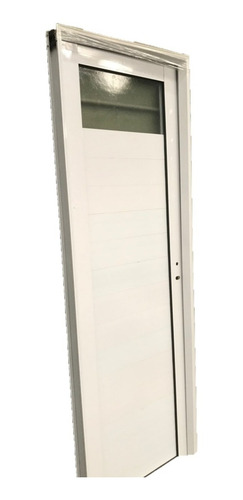 Puerta Aluminio 70x200 M208 Con Vidrio Outlet