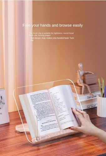 Acrylic Reading Shelf, Recipe Shelf, Reading Page Shelf, Coo