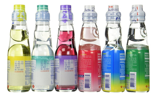 Mezcla De Refrescos Japoneses Variedad 6 Sabores 6 Botellas