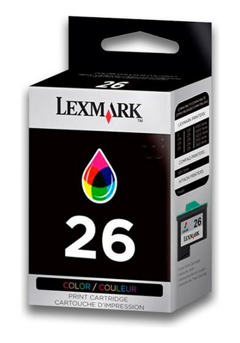 Tinta Lexmark 10n0026 (26) Color 290 Paginas
