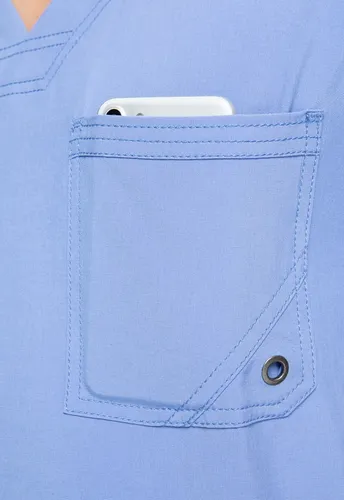 Top Hombre - Uniformes Clinicos - Cherokee - Celeste