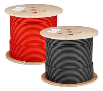 Comprar Dos Bobinas 500m Rojo 500m Negro Cable Eléctrico Calibre 10