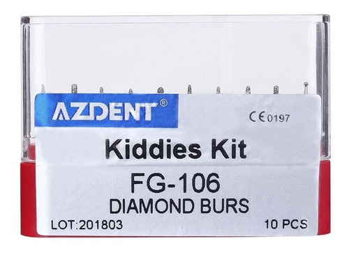 Kit Piedras Odontologicas Fg 106 Azdent (10 Unidades)