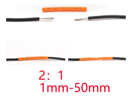 3 Tubo Termorretráctil Para El Extremo Del Mazo De Cables