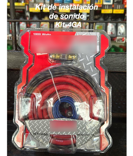 Kit De Instalacion De Sonido Kit-4ga