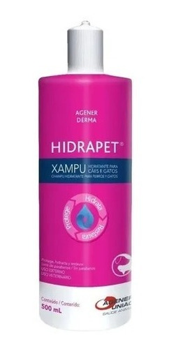 Hidrapet Xampu 500 Ml Dertmatológico - Agener