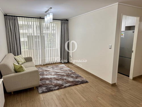 Listo Para Vivir, Depto Amoblado En Condominio Con Piscina