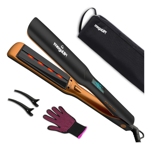 Plancha Cabello Profesional Megaup La Mejor Infrarrojos 5en1