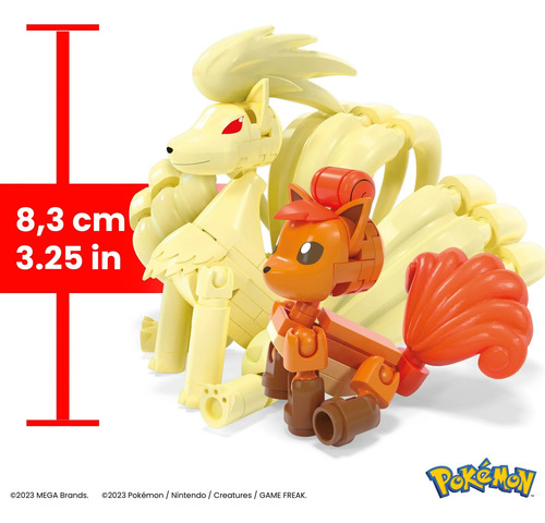 Mega Pokemon Set De Evolución De Vulpix 145 Piezas