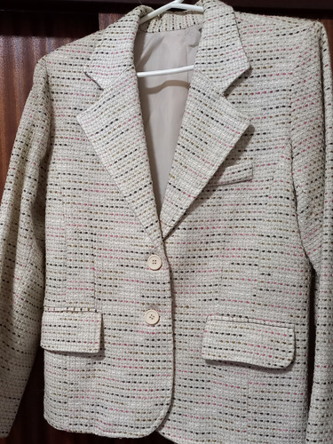 Traje Blazer  Y Pollera .super Elegante Finisimo