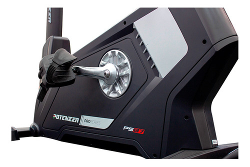 Bicicleta Vertical Con Sistema Autogenerador Psb7 Potenzza Color Negro