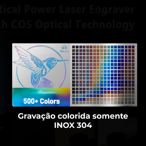 Gravadora Laser Algo Delta 22w Grava Inox