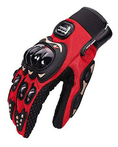 Guantes Moto Carbono Protección Completa.