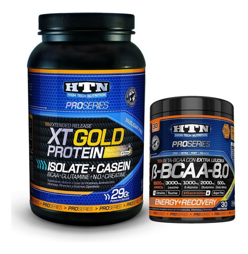 Proteína Xt Gold Htn 1 Kg Caseina Calcio Y Bcaa 8.0 Alanina