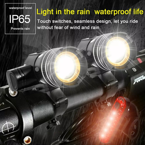 ** Lámpara Led Recargable 6000 Lm Impermeable For Bicicleta