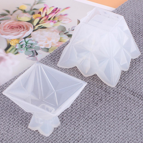 Molde De Silicona Caja De Almacenamiento De Joyería Diy
