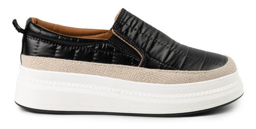 Imagen 2 de 2 de Zapatillas Mujer Zapatillas Xl Extra Large Cummey Negro