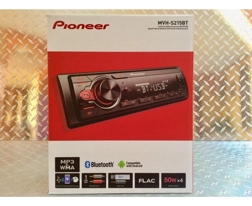 Radio De Auto Pioneer Mvh S215bt Con Usb Y Bluetooth