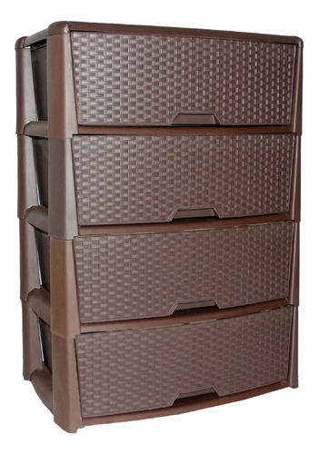 Cajonera Rattan 4 Niveles Colores 4n Flipper 